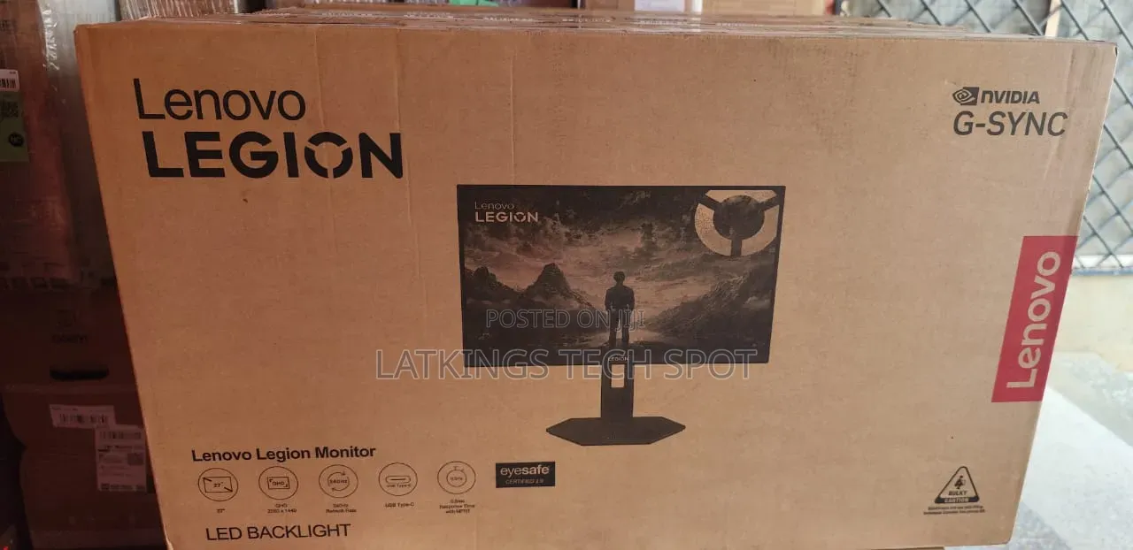 Lenovo Legion 27 Inch IPS G-Sync 2560✘1440 240hz