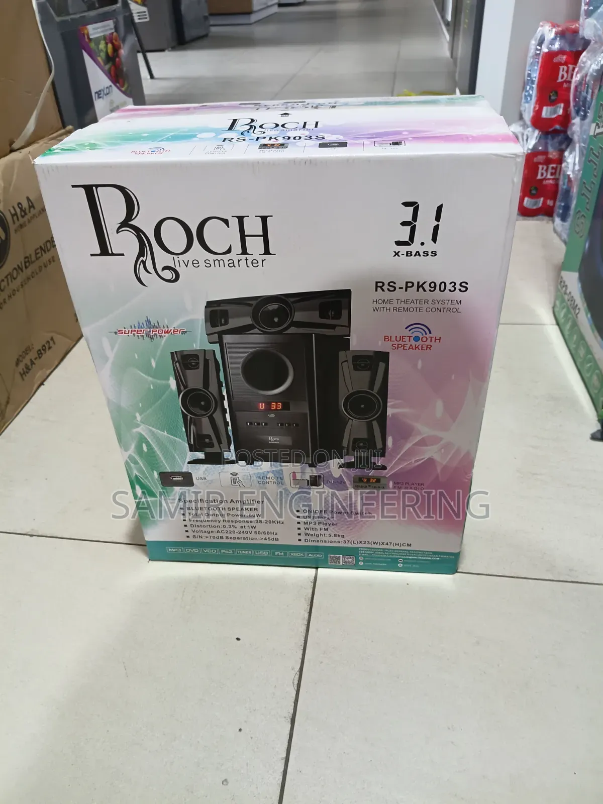 Roch RS-PK903S: Where Powerful Bass Comes Alive