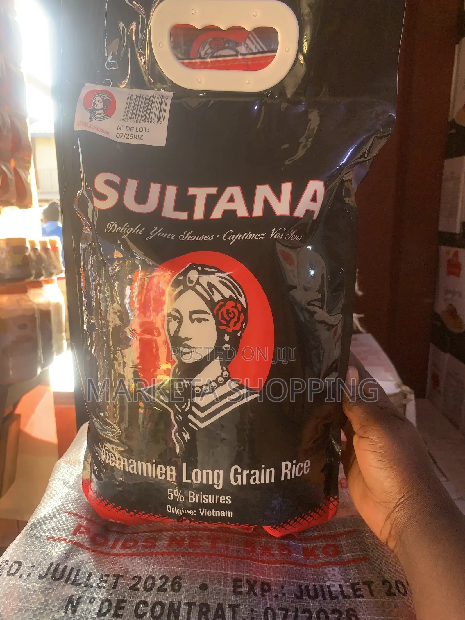 Sultana Vietnamese Rice 5x5kg