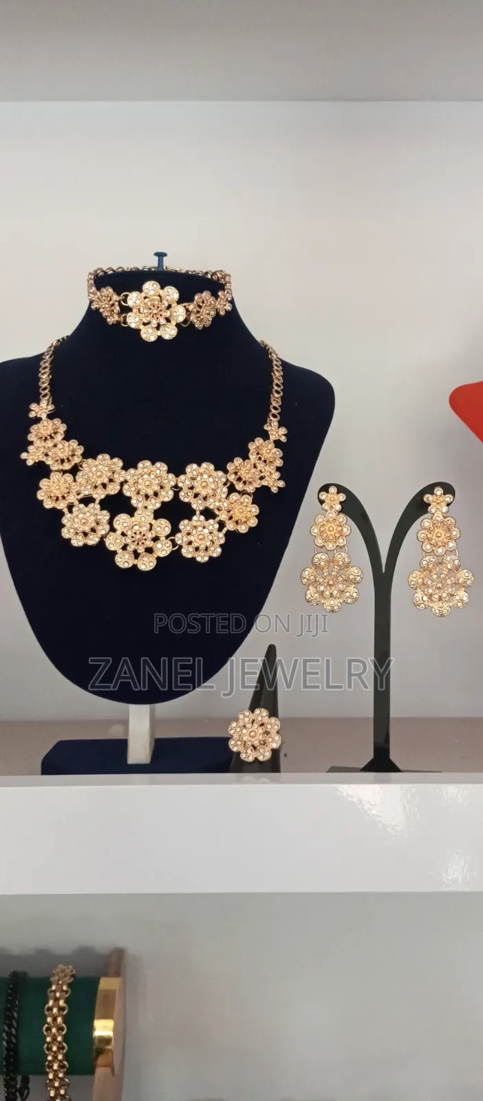Gold Plated Jewelry Set for Ladies