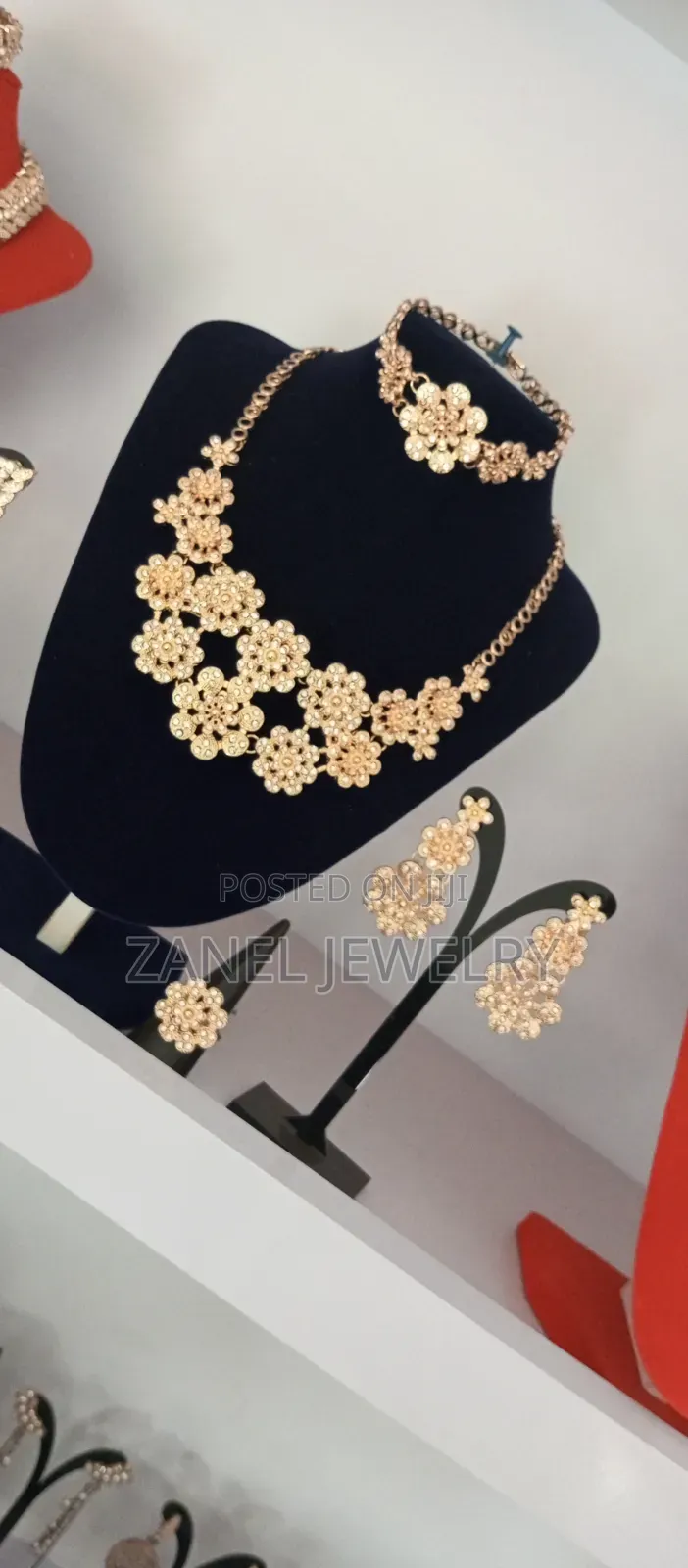 Gold Plated Jewelry Set for Ladies