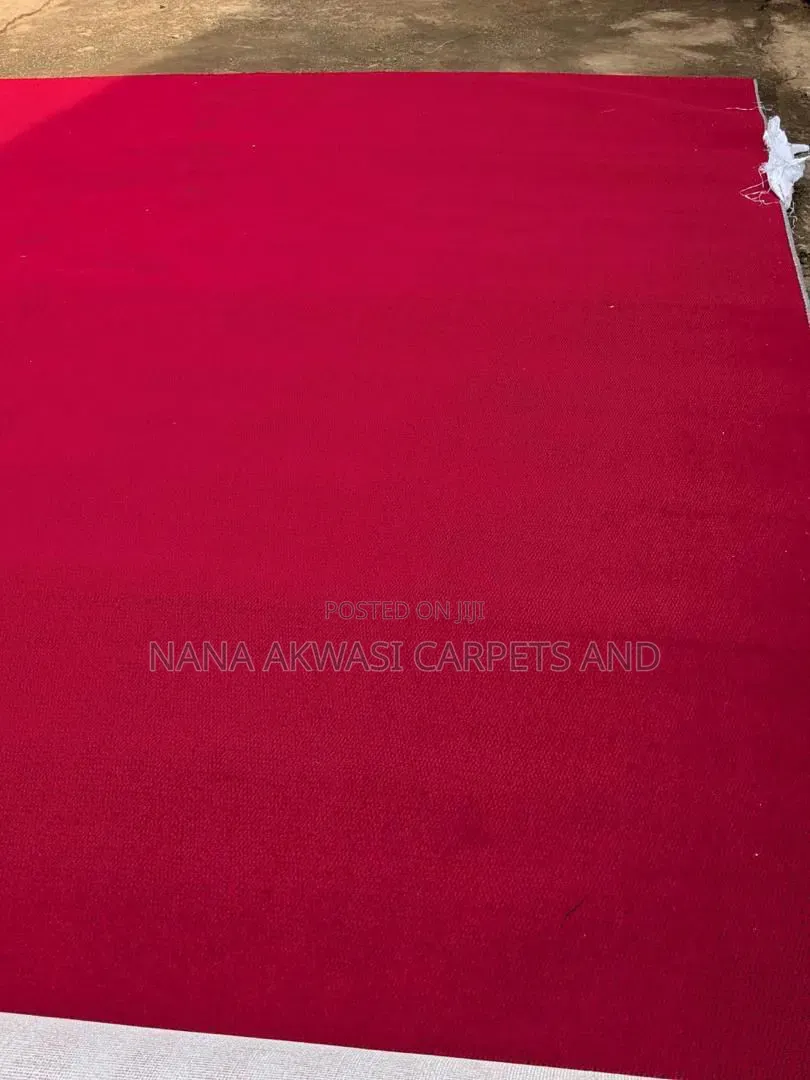 Heavy Red Industrial Carpet