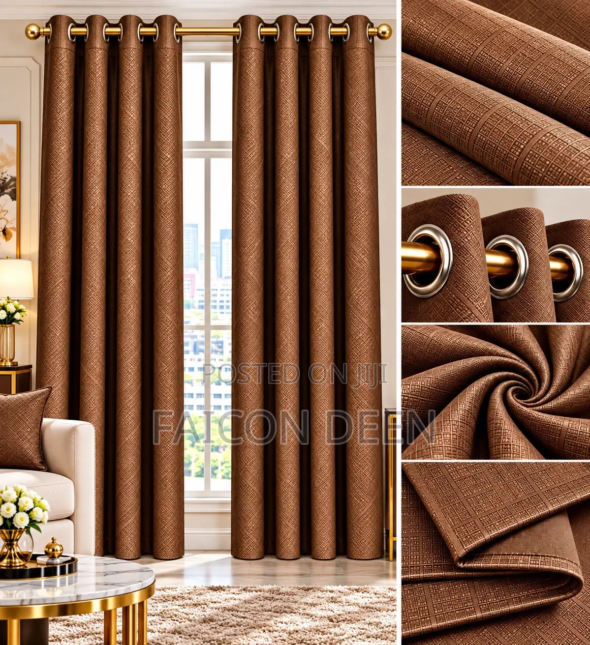 Add Fresh Elegance to Your Space : Sunblock Total Blackout Curtains