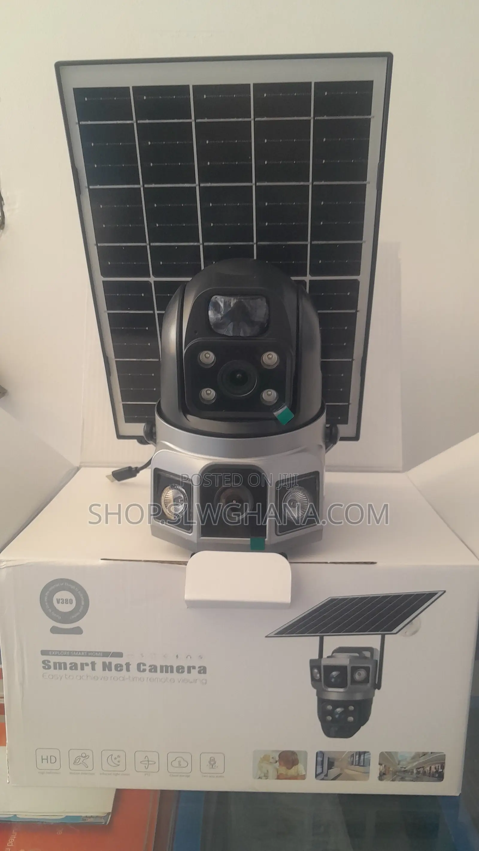 4G 3way Solar CCTV Camera 10x Zoom