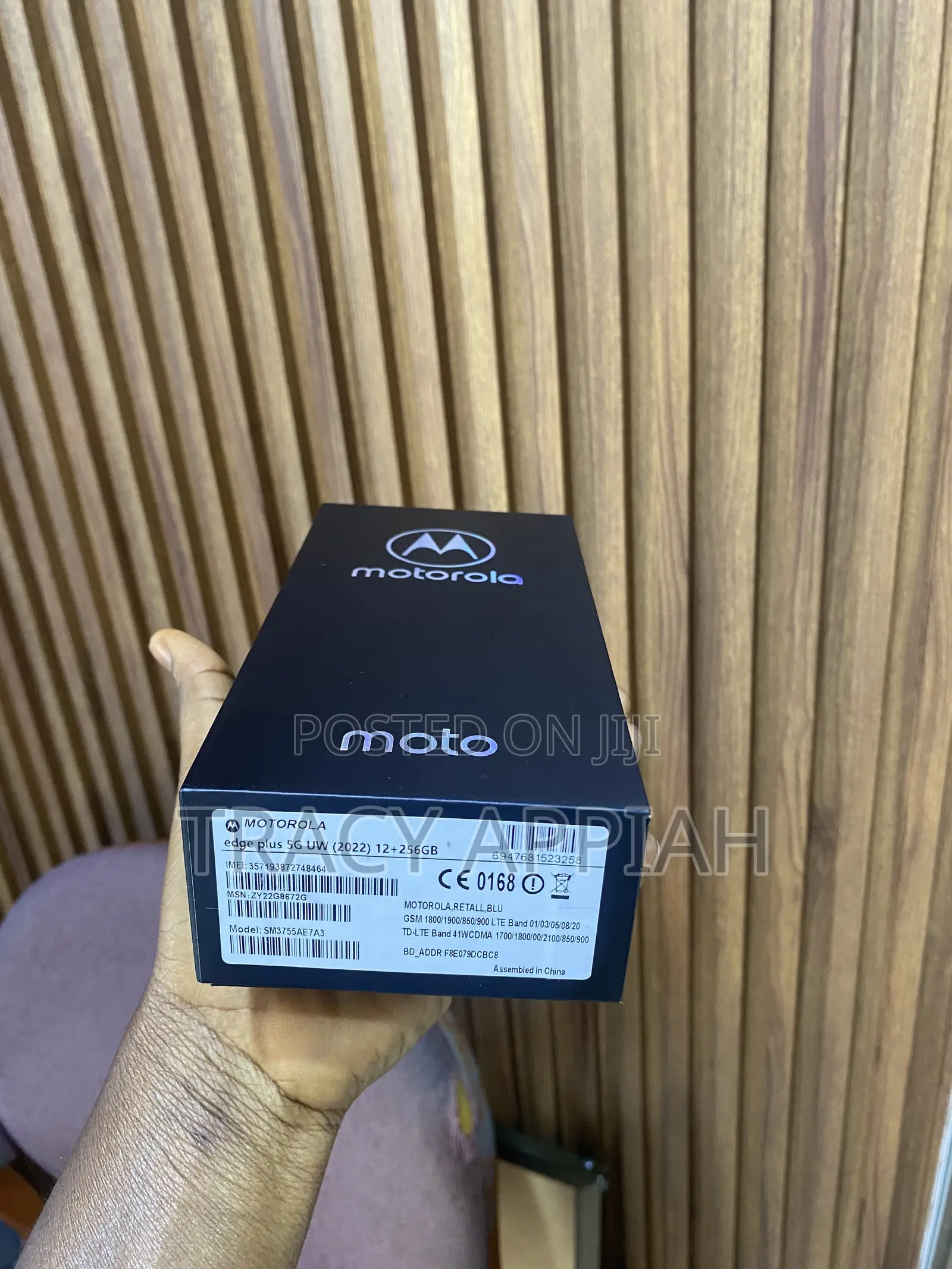 New Motorola Edge (2022) 256 GB Black