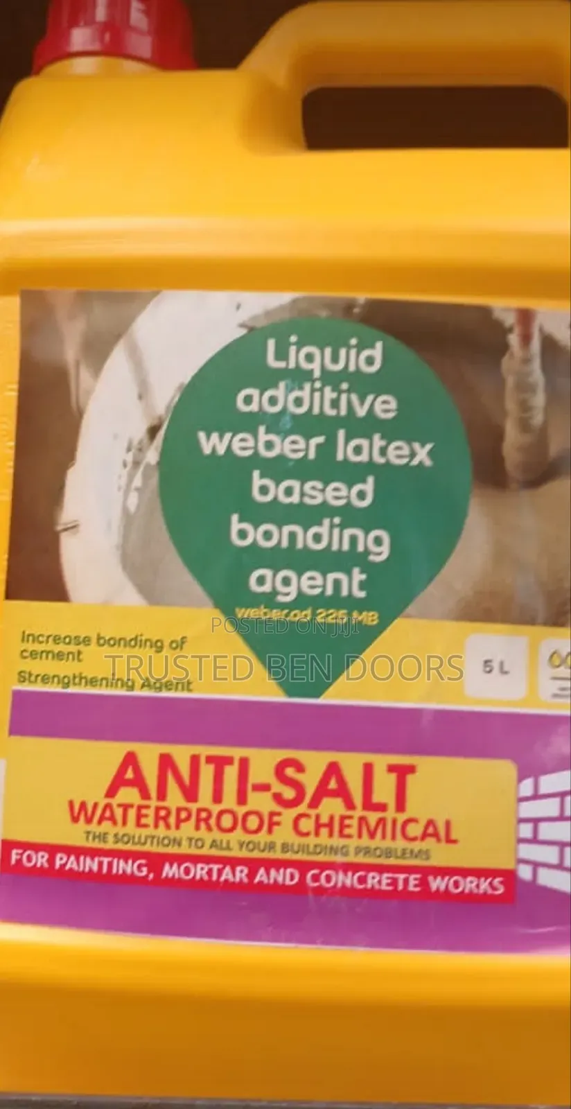 Weber 5kg Anti-Salt Waterproof Chemical for Construction Concrete Work