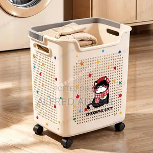 Moveable Laundry Basket