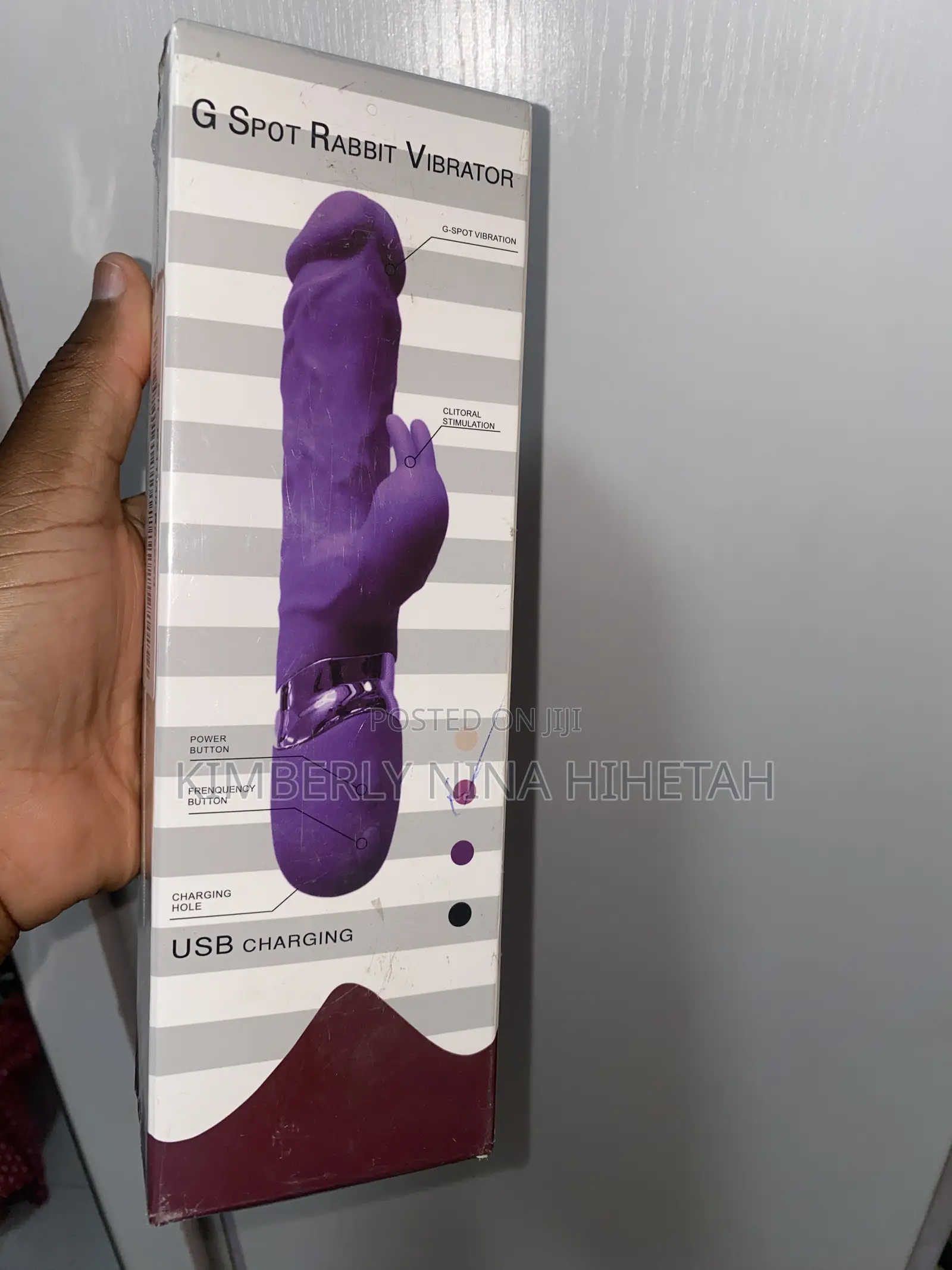 Rechargeable Rabbit G-Spot Vibrator - Waterproof Dual Stimulation