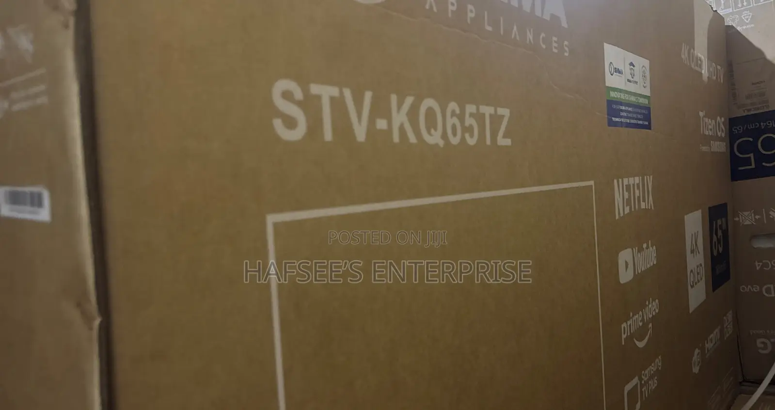 Sigma 65 Inch 4K Qled UHD Television 2026 Model