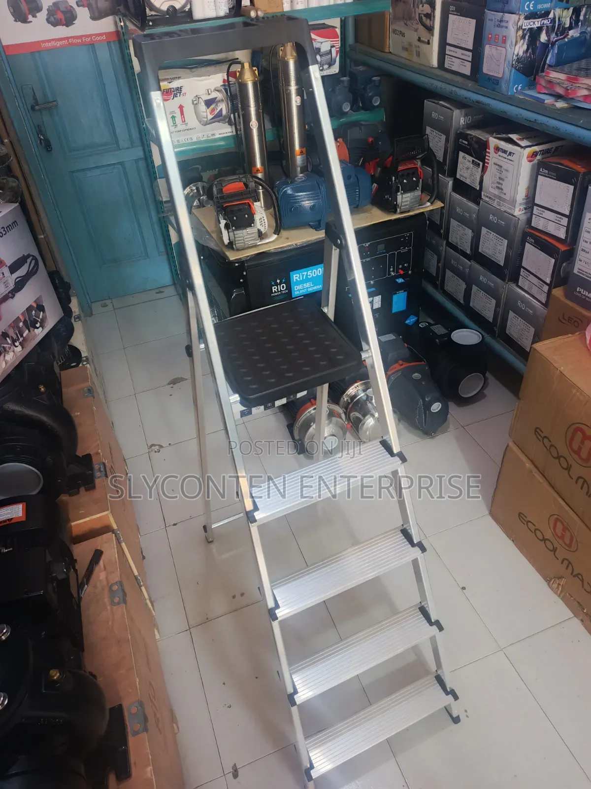 Aluminum 5 Steps Ladder