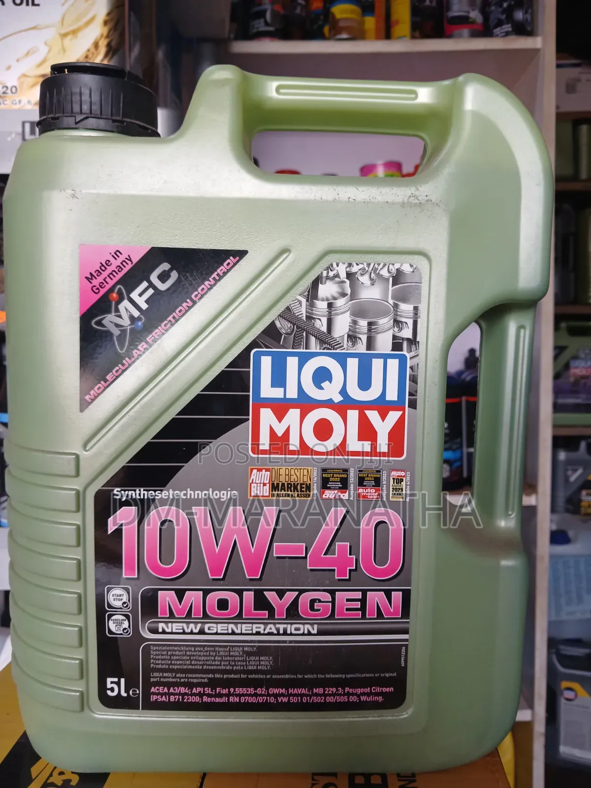10w-40 Engine Oil From Germany