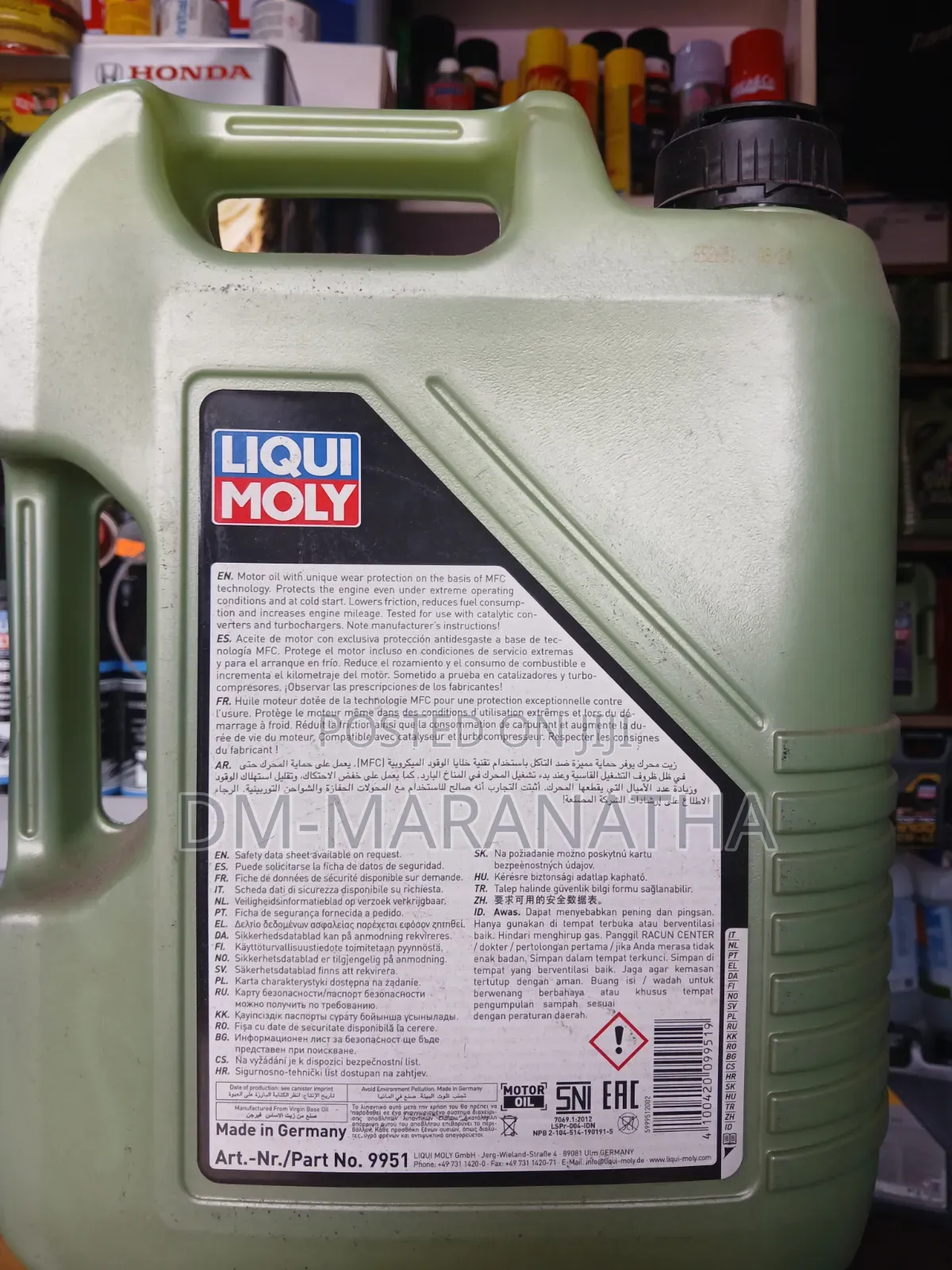 10w-40 Engine Oil From Germany