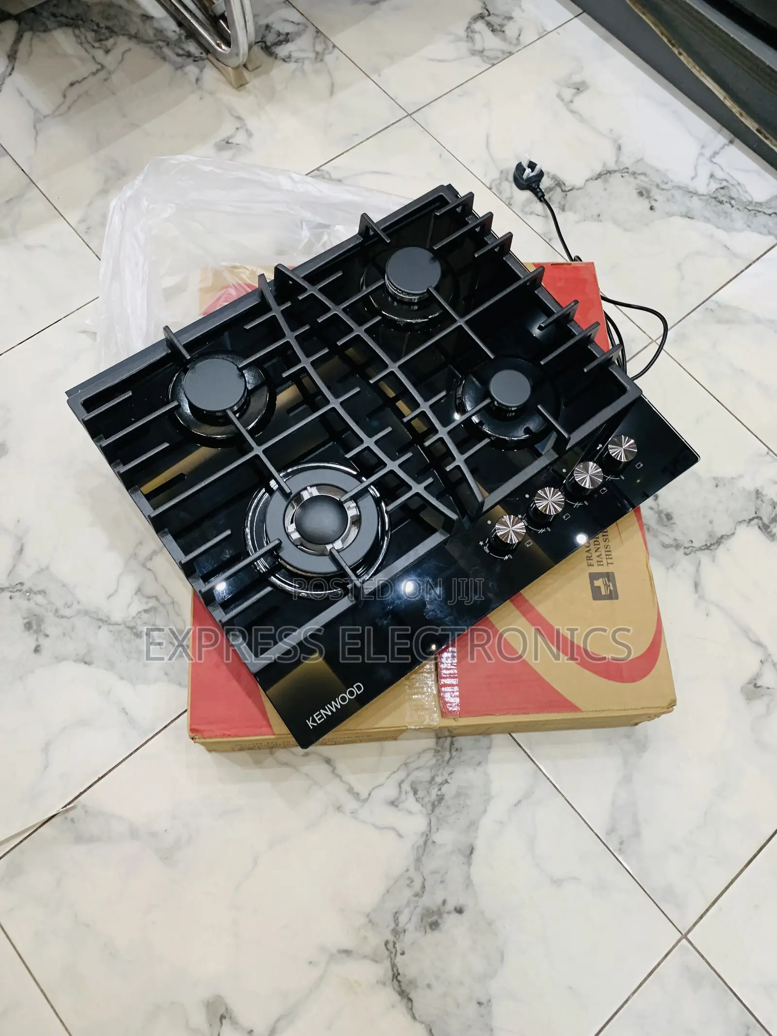 Call for the New Kenwood All Gas 4burner Built in Black
