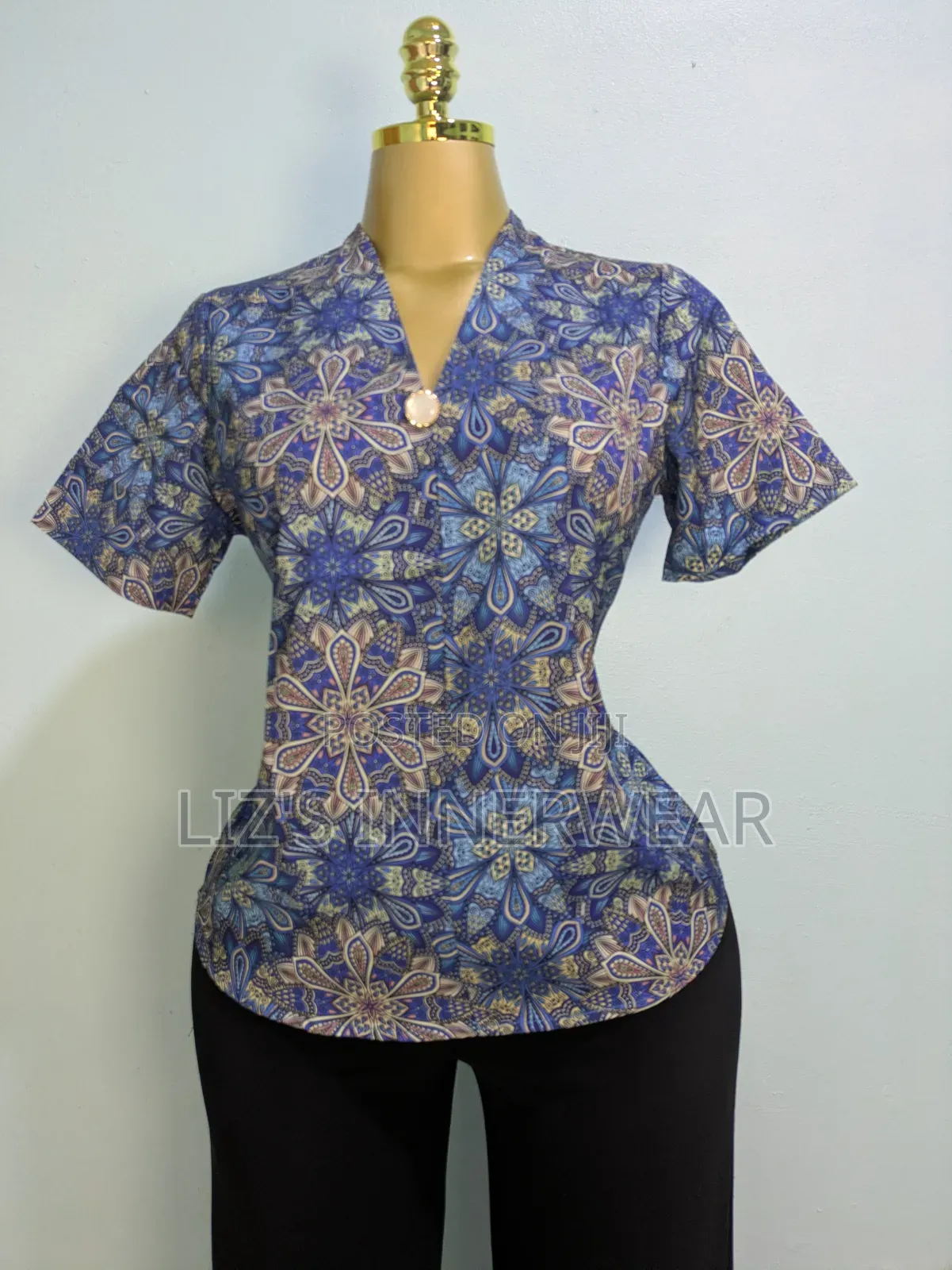 Office Shirt Sleeve Blouse