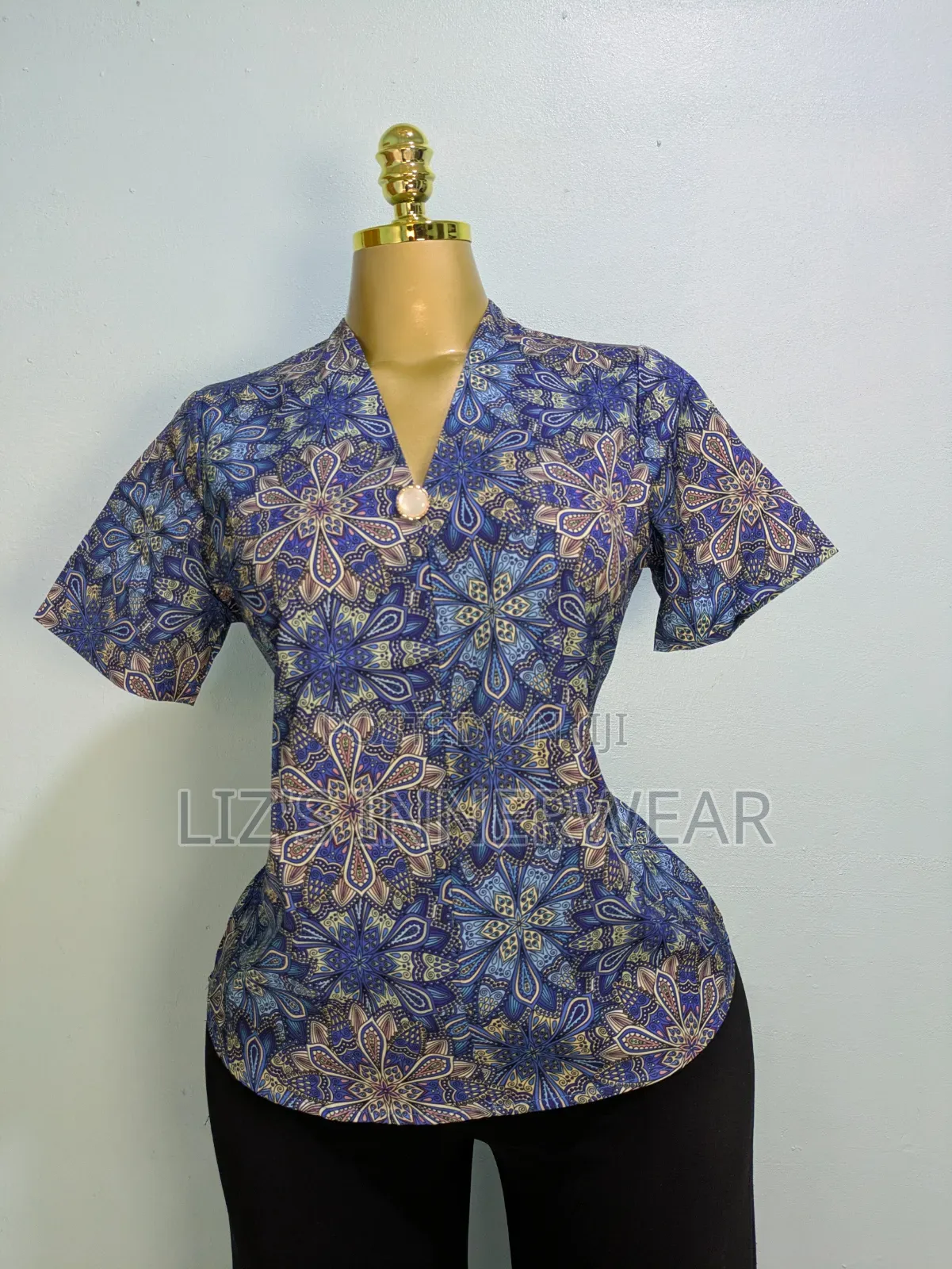 Office Shirt Sleeve Blouse