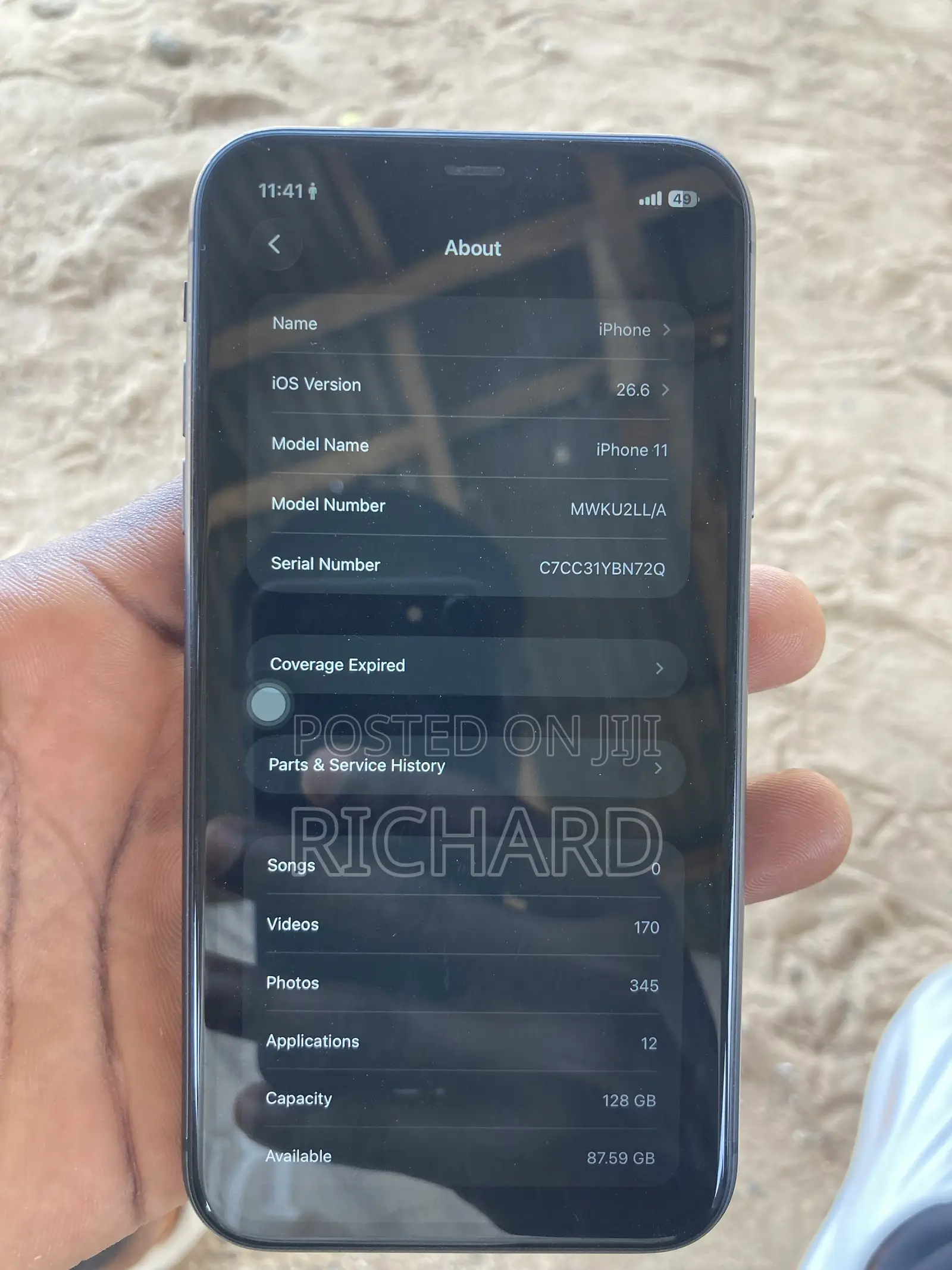 Apple iPhone 11 128 GB Black