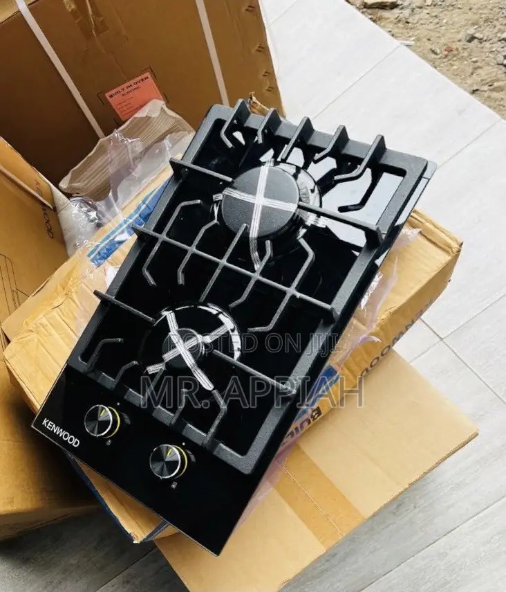 Extremely Durable Kenwood 2 Gas Hob(Black)