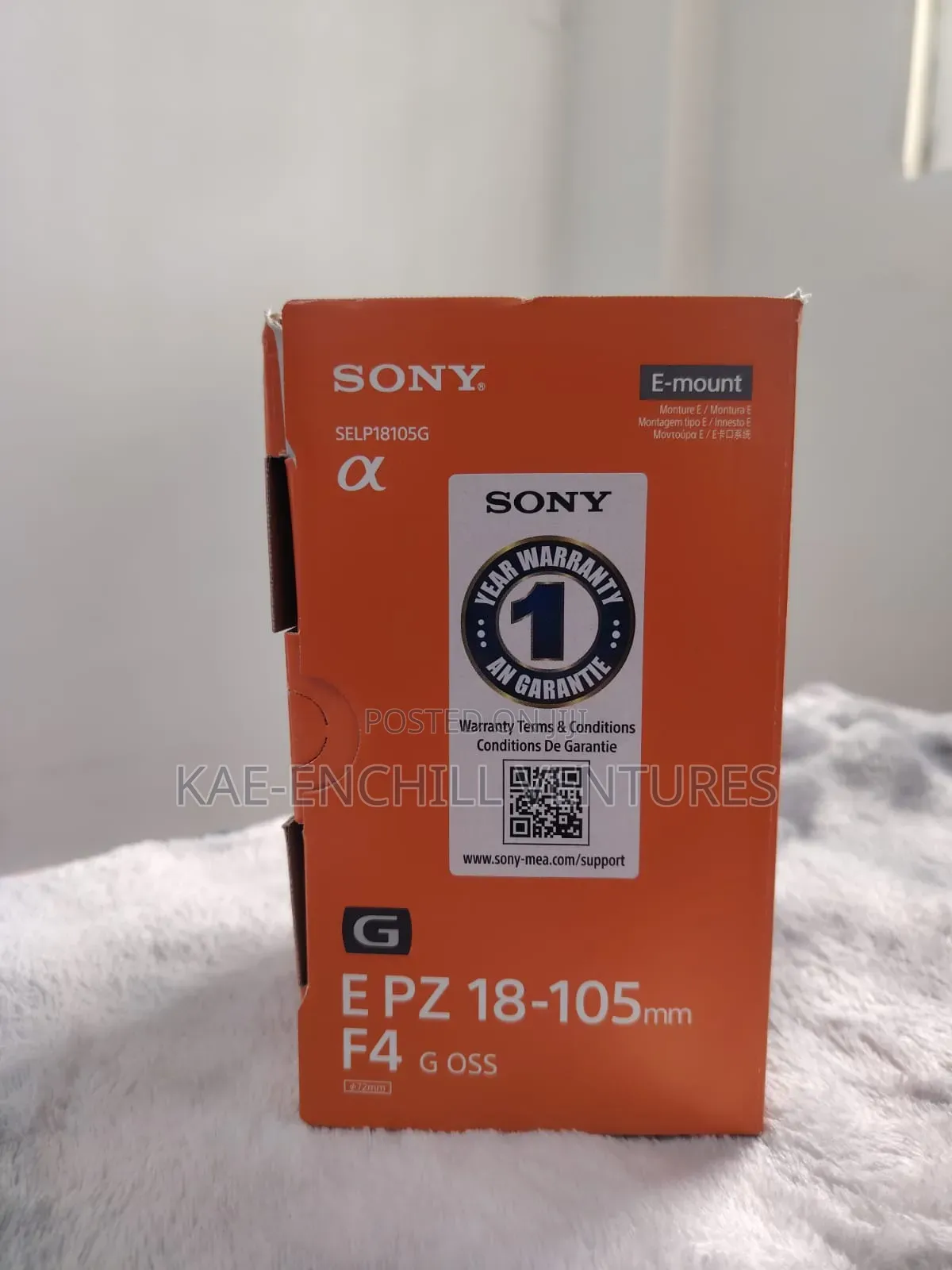 Sony EPZ 18-105mm F4/ G Oss Lens