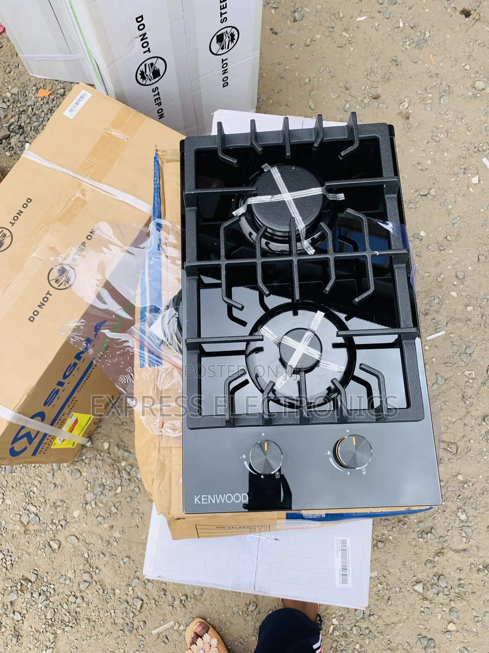 Available Now Kenwood Gas Black Built in 2burner Best at Store