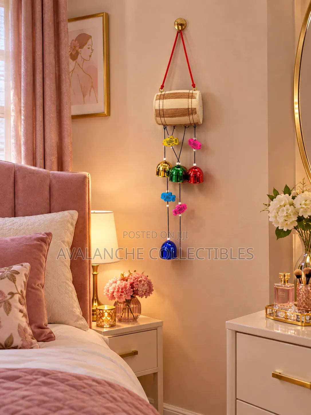 Colorful Wind and Door Chimes Both Outdoor and Indoor Decor Usage.