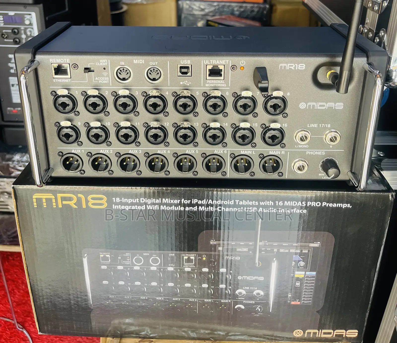 Midas MR16 Stage Box