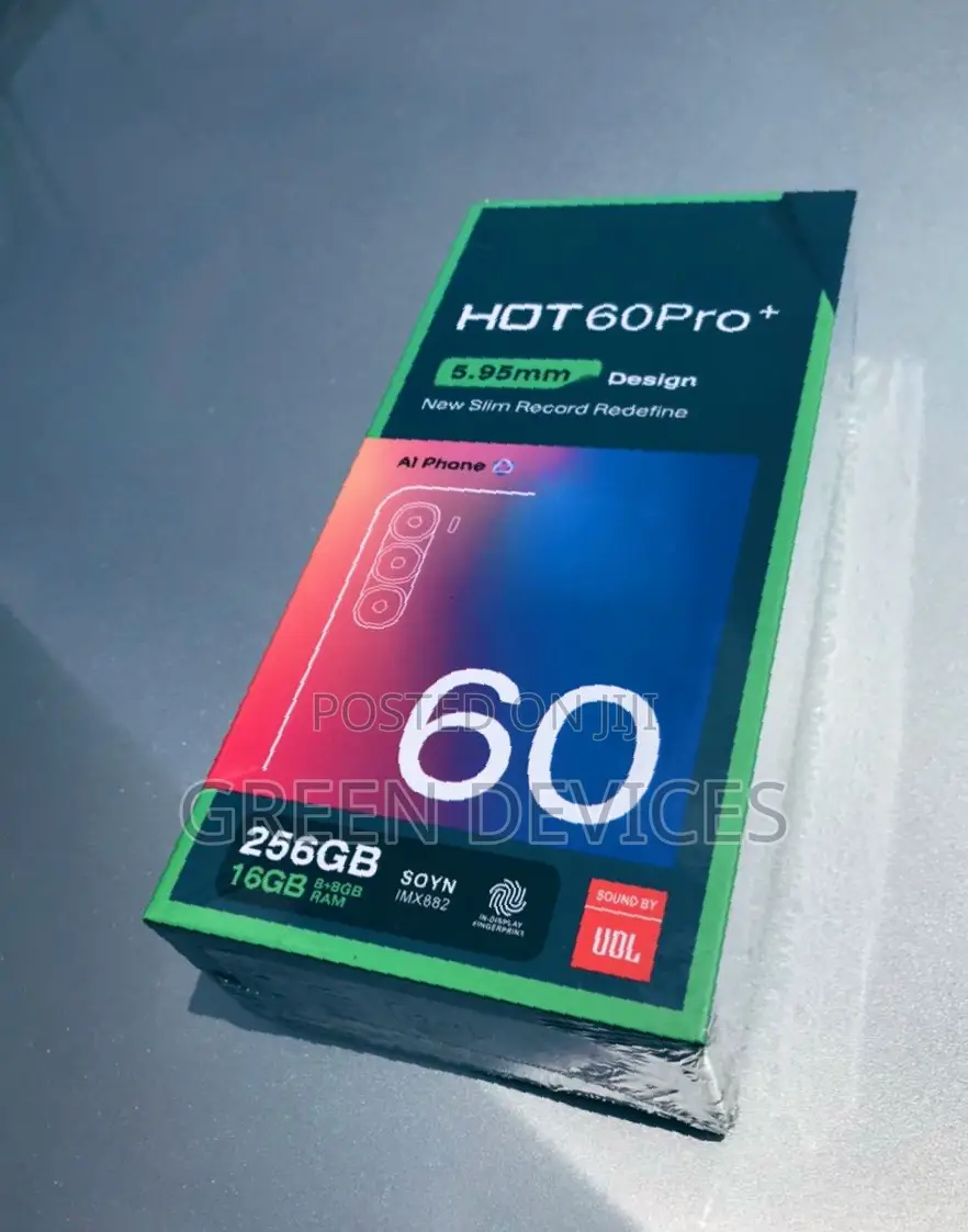 New Infinix Hot 60 Pro+ 256 GB Black