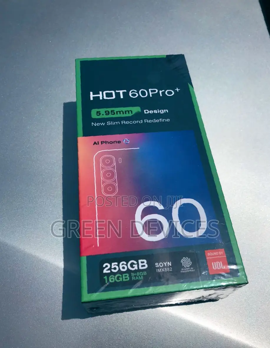 New Infinix Hot 60 Pro+ 256 GB Black