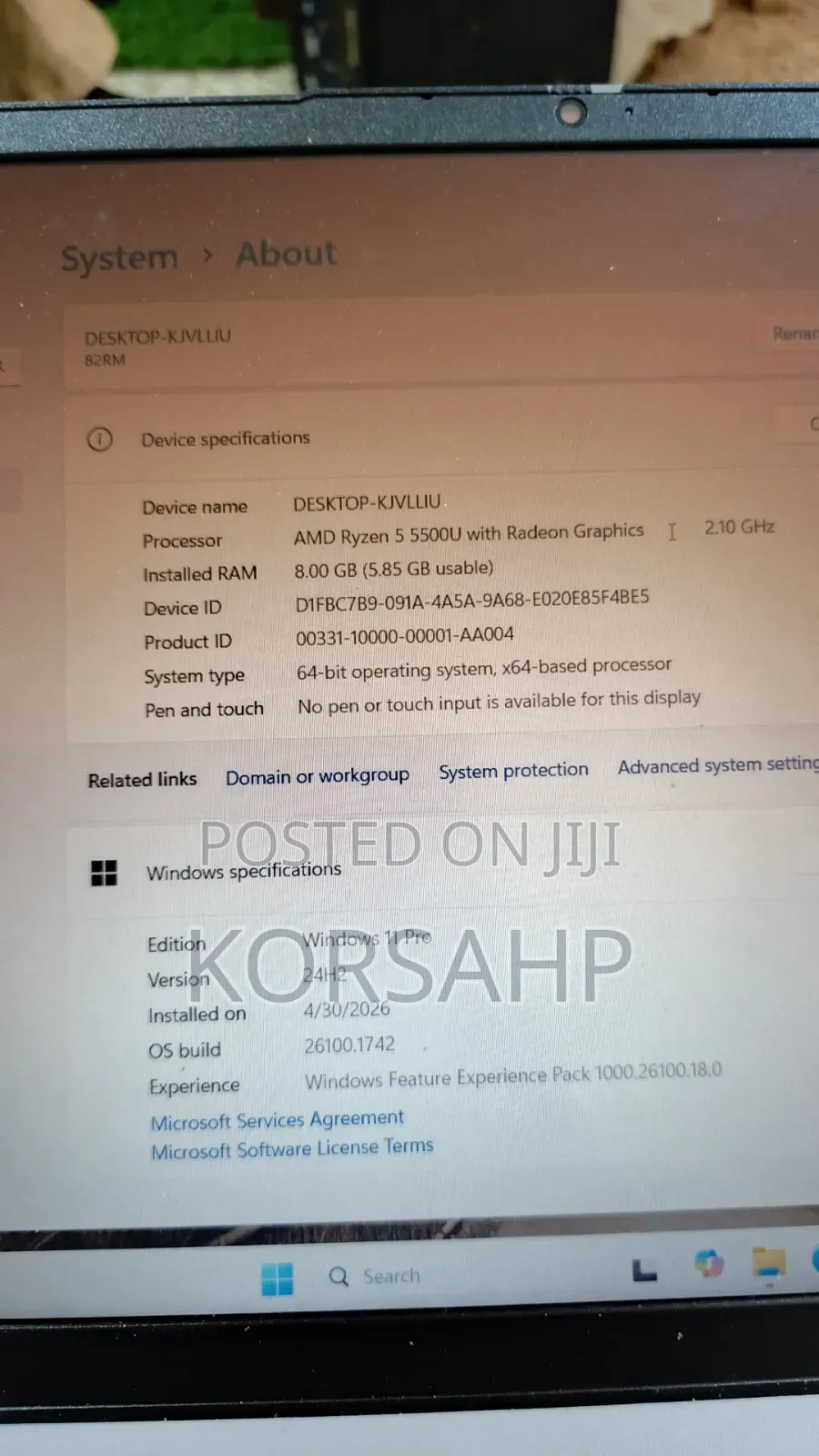 Laptop Lenovo IdeaPad 1 8GB AMD Ryzen 5 SSD 512GB