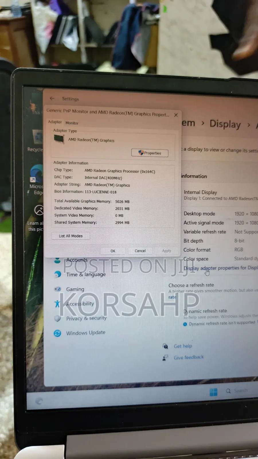 Laptop Lenovo IdeaPad 1 8GB AMD Ryzen 5 SSD 512GB