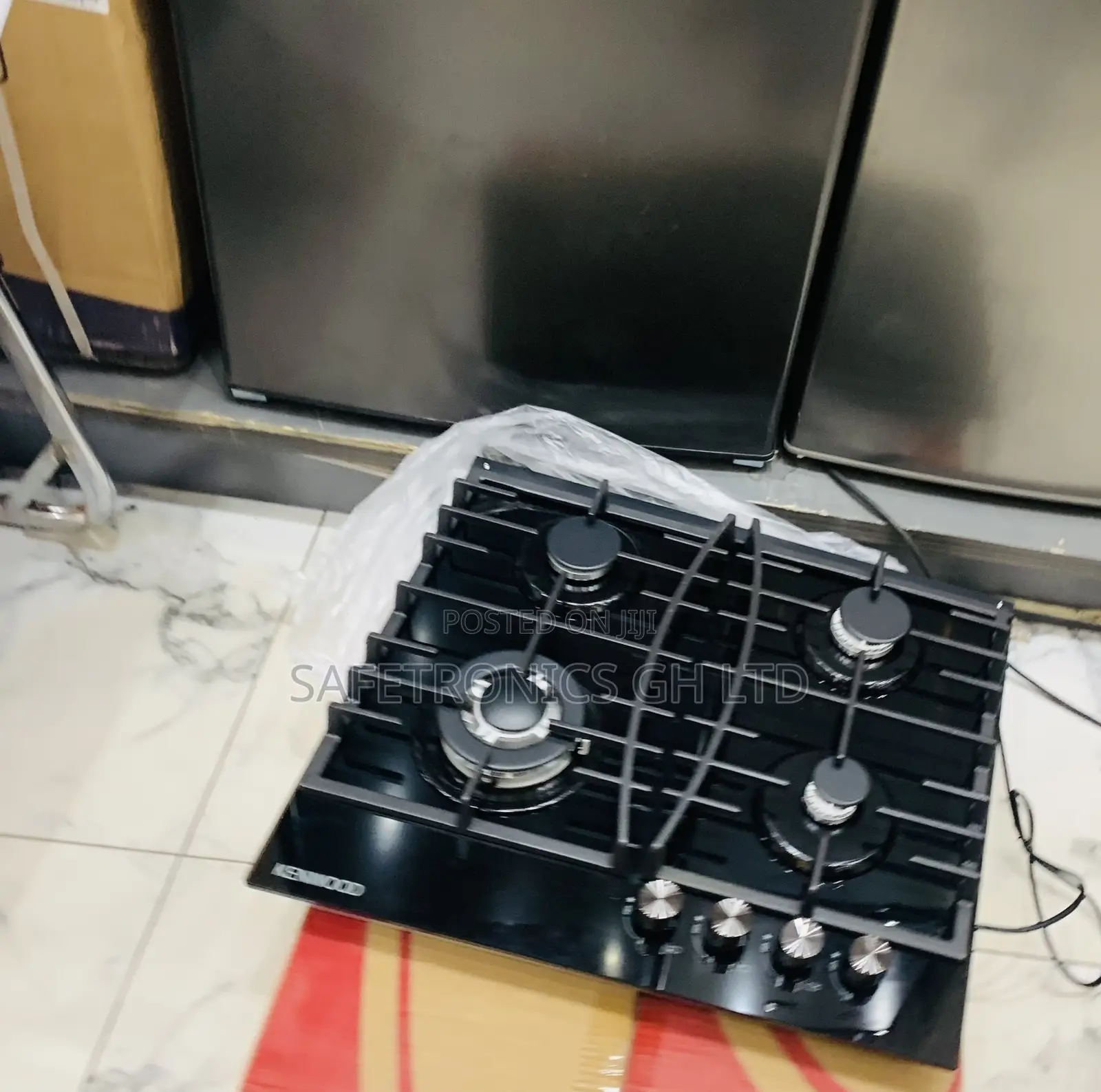 Secure Fast ( 4 Gas Burner Kenwood 60cm Black