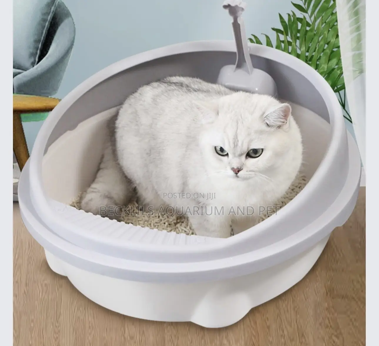 Sunsun Golden Round Catlitter Box