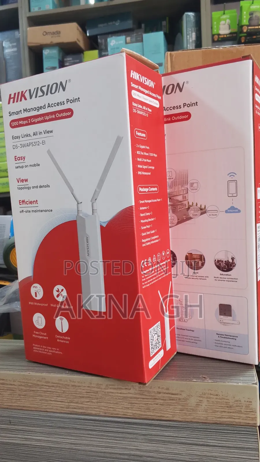 Hikvision 1200mbps Smart Managed Gigabit Uplink Outdoor Access Point