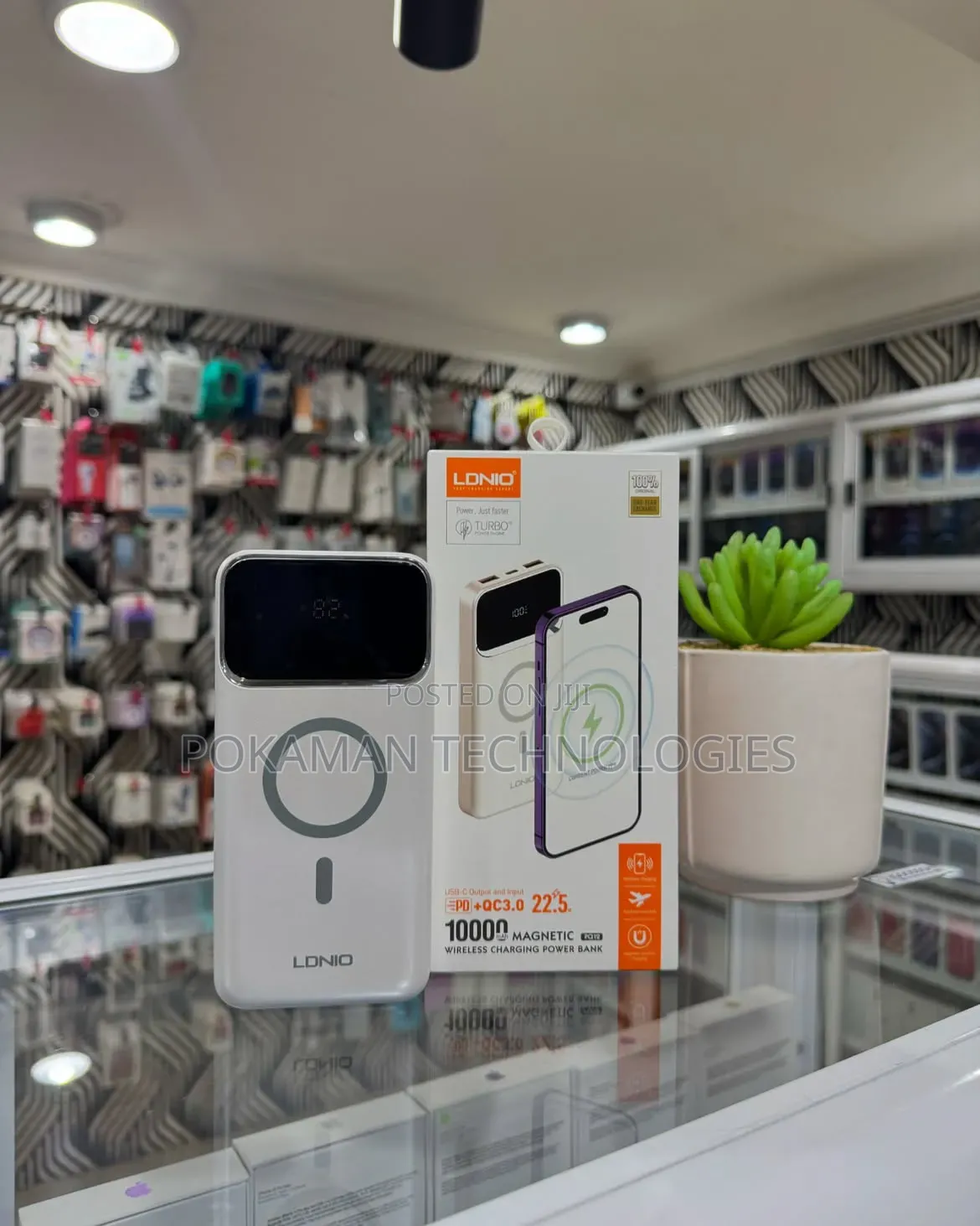 LDNIO Magnetic Chargering Wireless Charging Power Bank