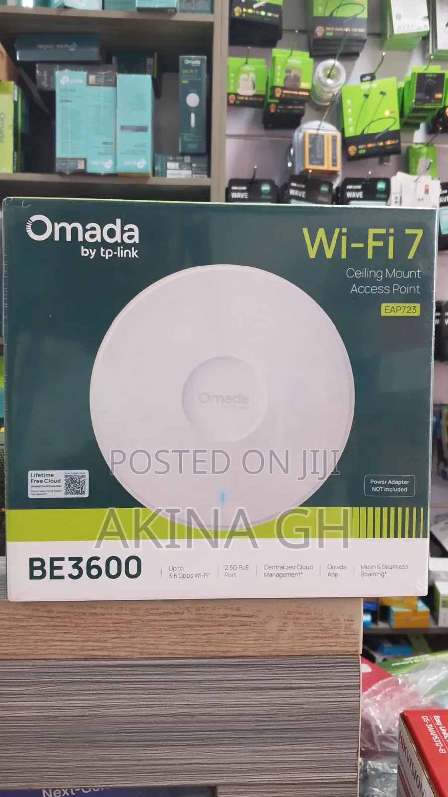 Tp Link Omada Wifi 7 BE3600 Ceiling Mount Access Point/Eap 723
