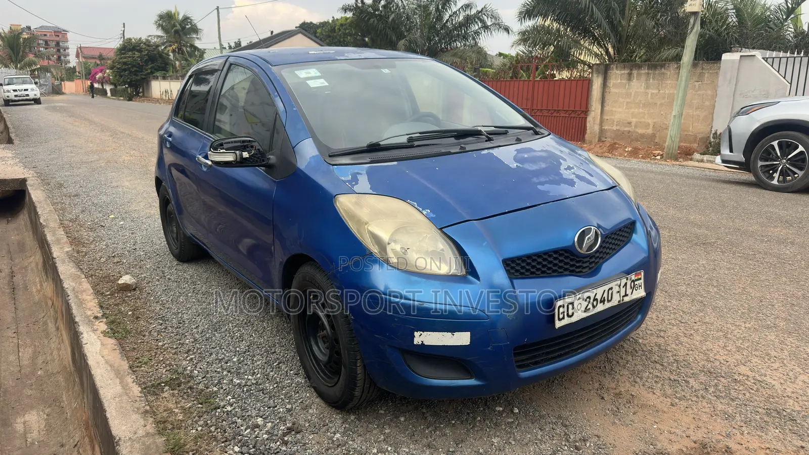Toyota Vitz 1.0 FWD 3dr 2010 Blue