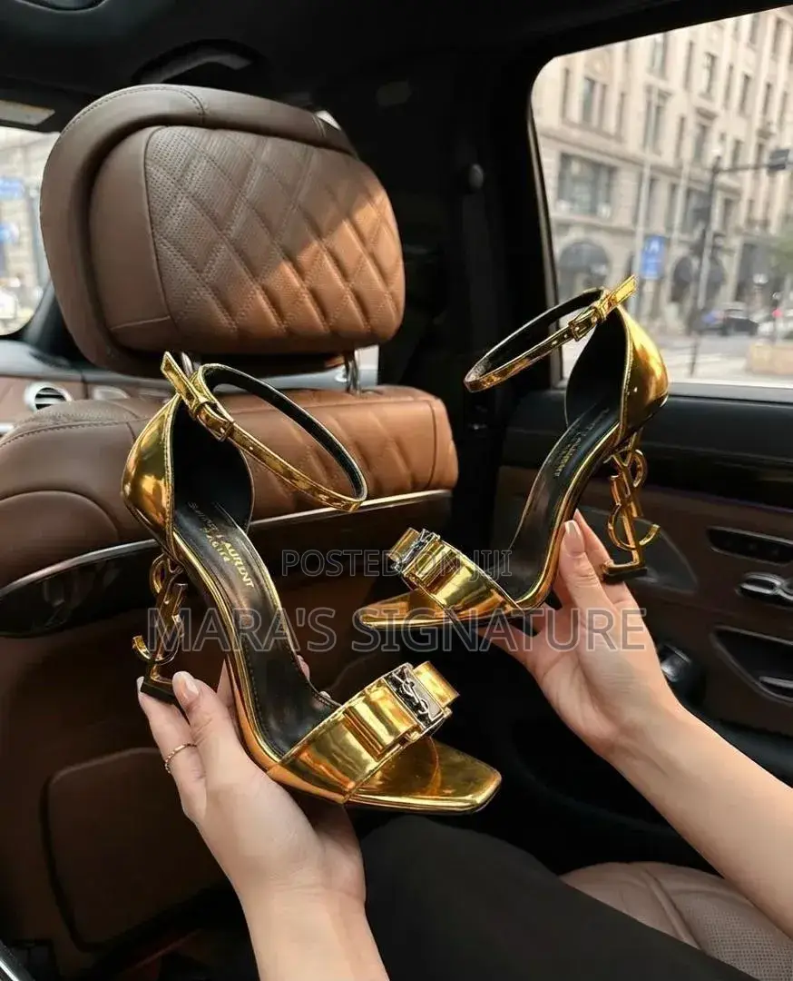 YSL Saint Laurent Heel Sandal