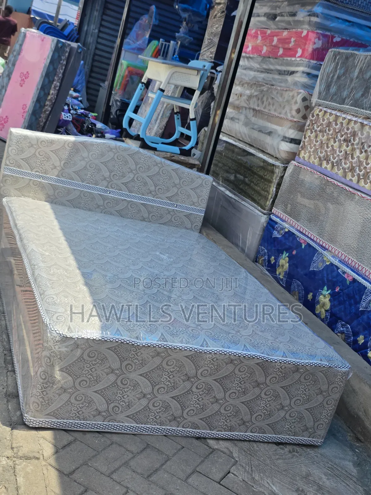 Double Bed With Built in Mattress