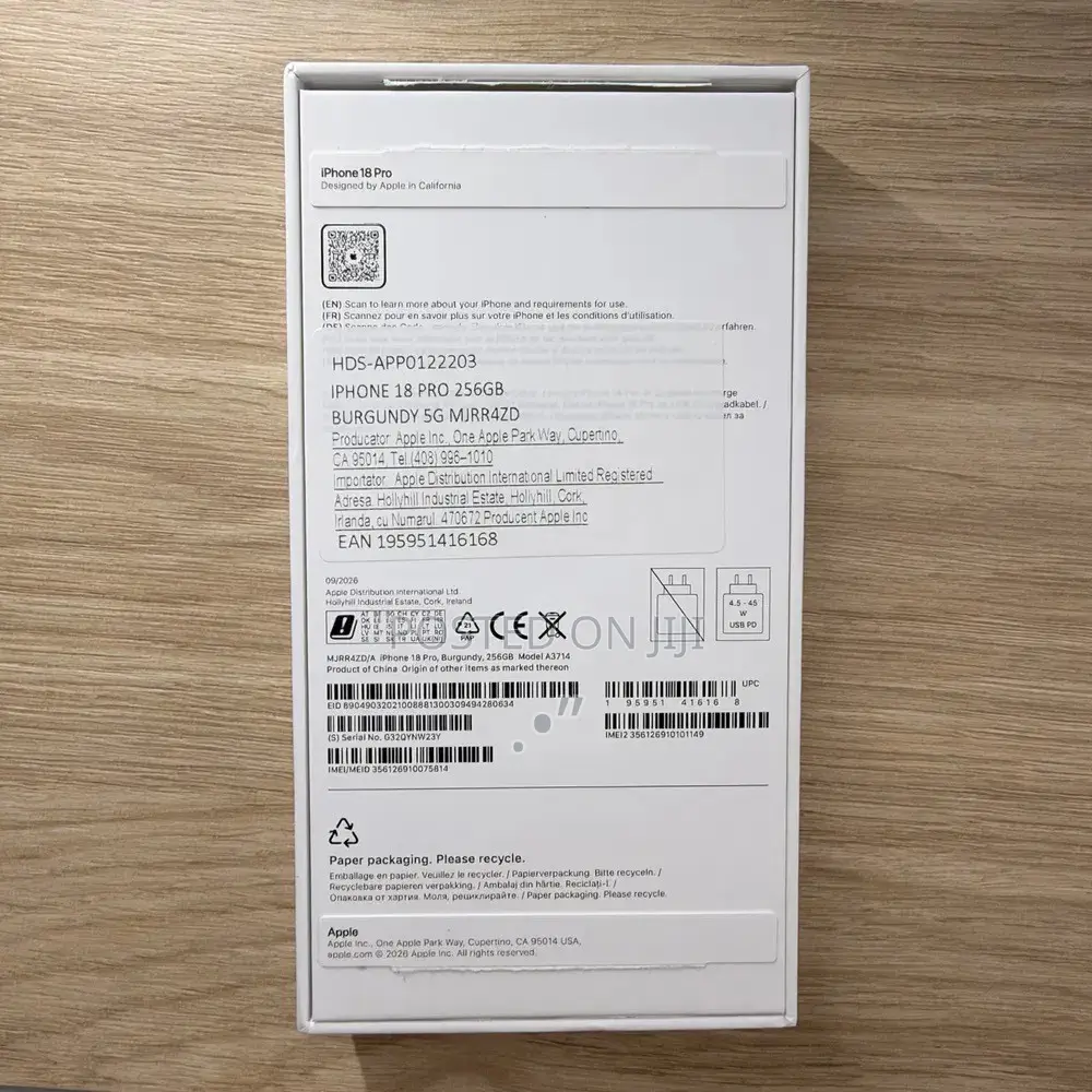 New Apple iPhone 18 Pro Max 512 GB