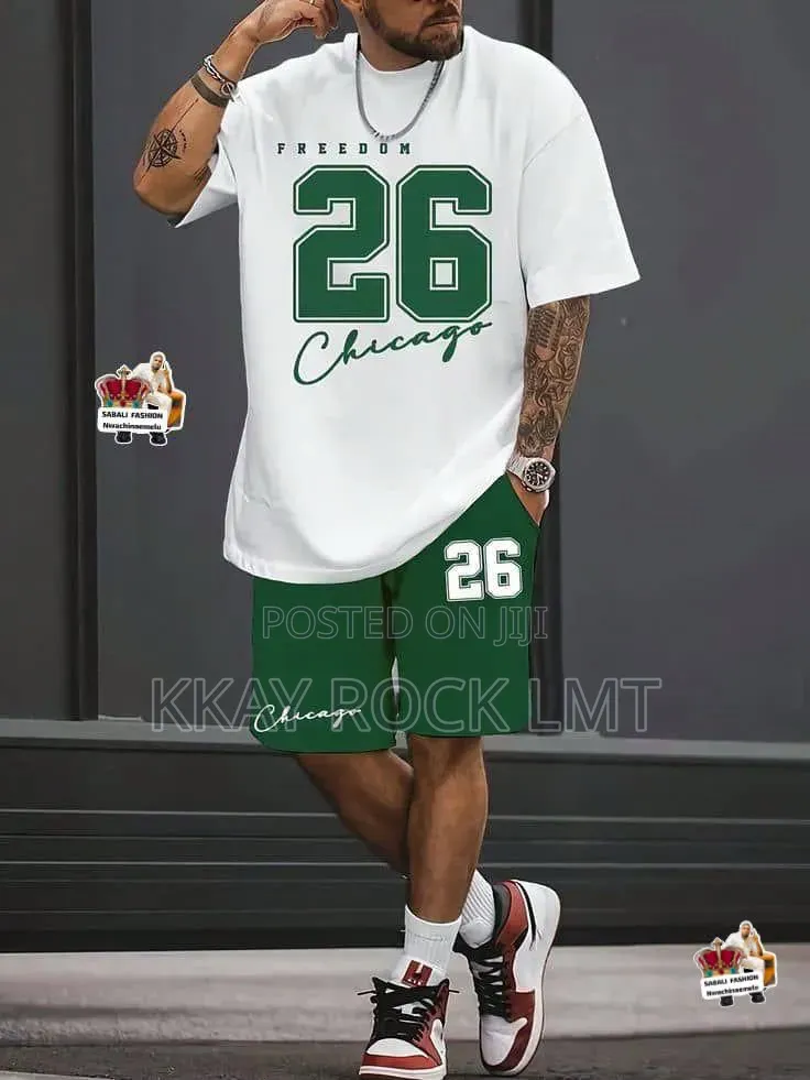 Men's Quality Two-Piece T-Shirt and Shorts