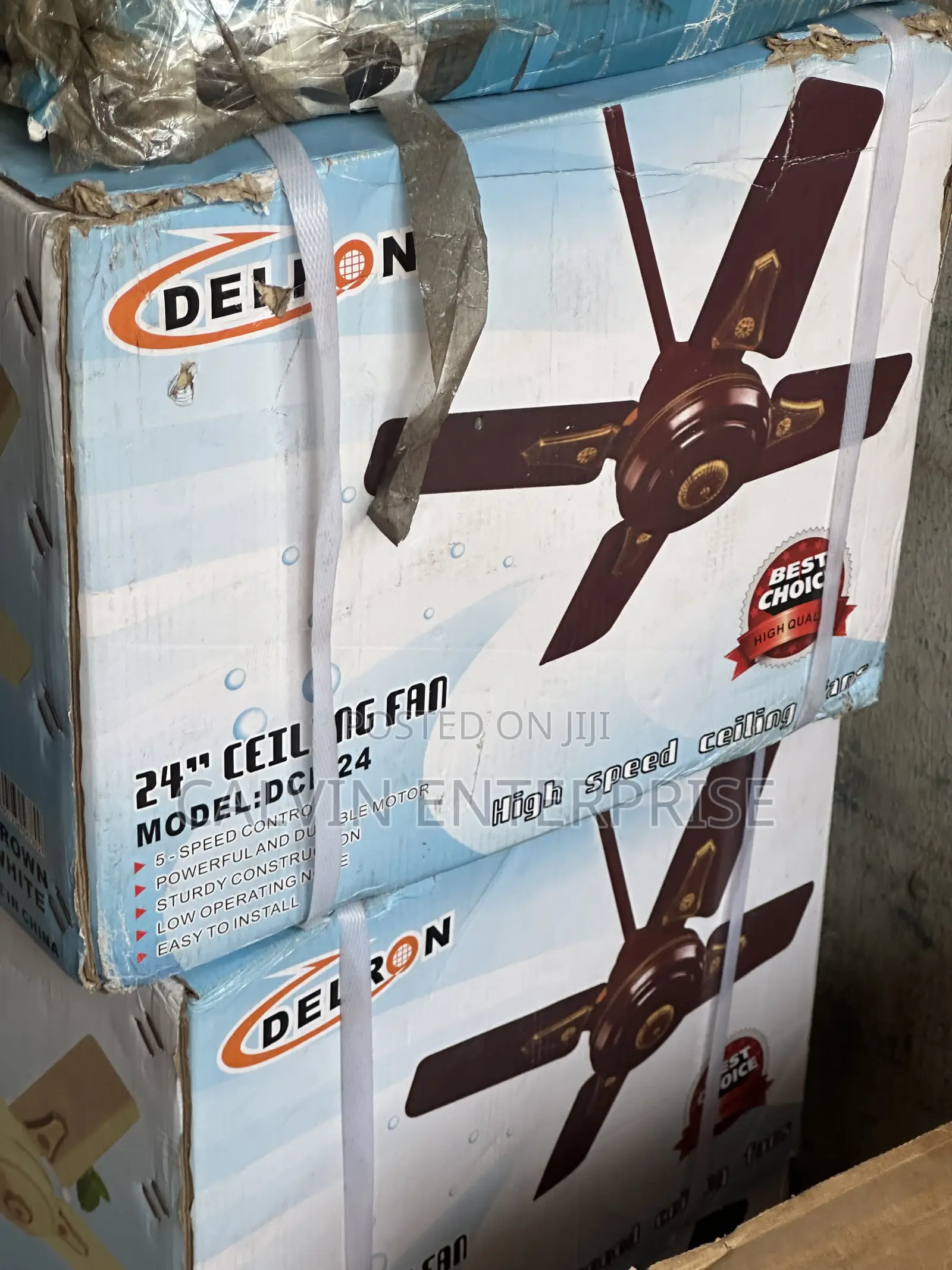 Delron Short Blade Calling Fans