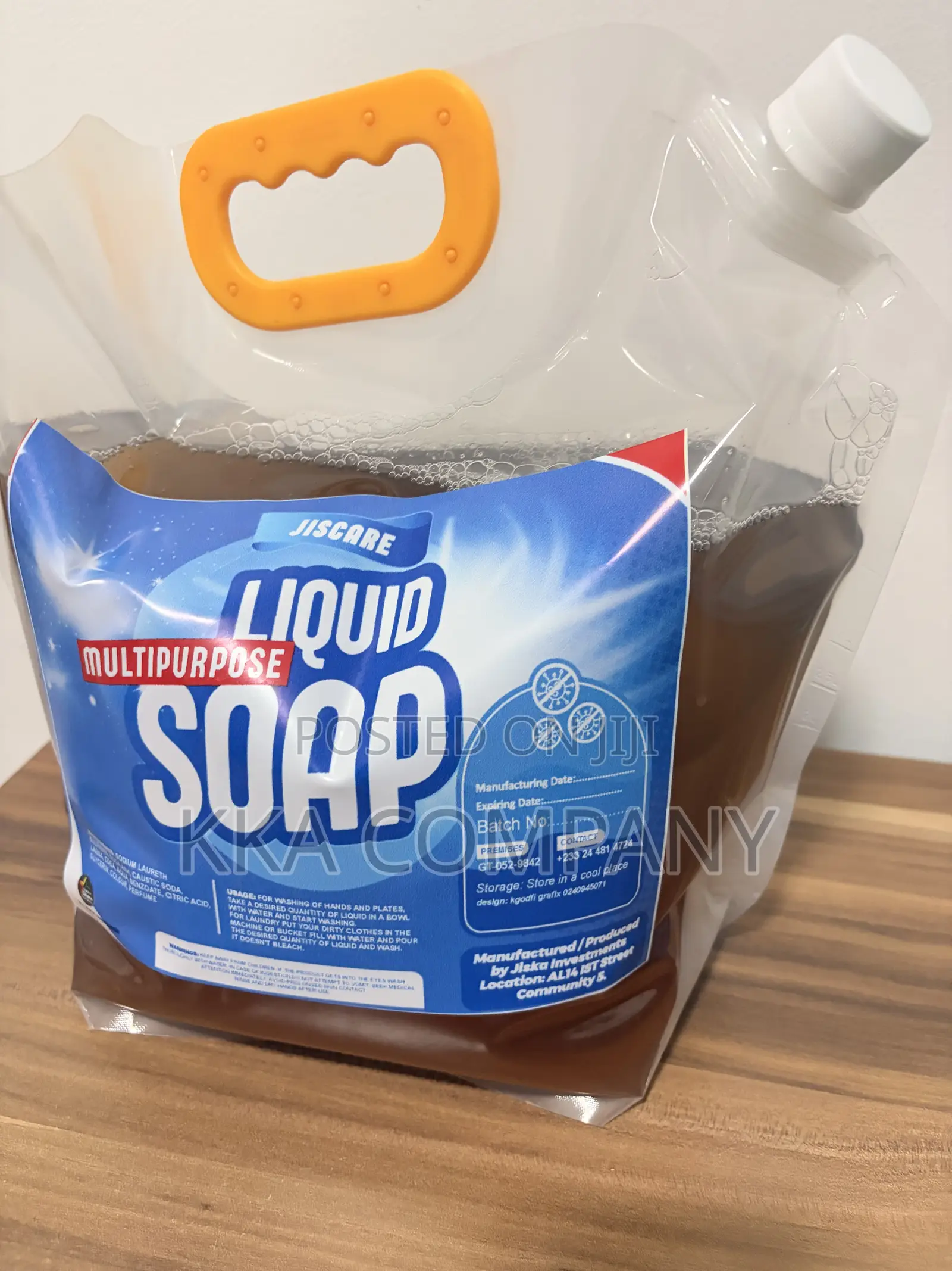 Jiscare Multipurpose Liquid Soap (5L)