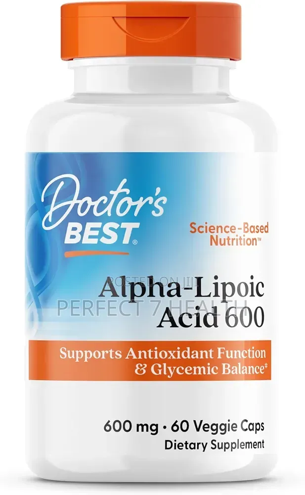 Alpha-Lipoic Acid 600 Mg, Nerve Pain & Repair, 60 Veggie Capsules