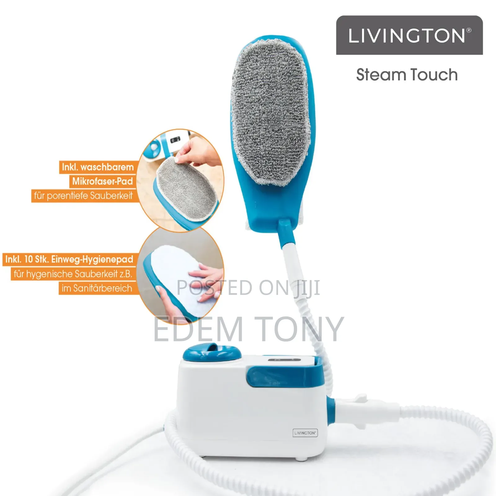 Livington SteamTouch – Ergonomic Hand Steam Washer