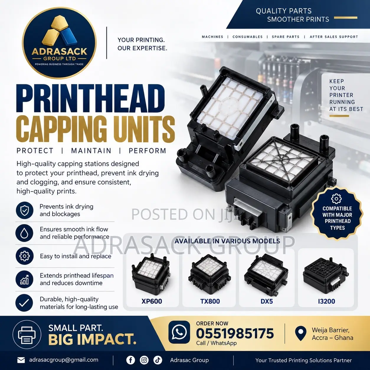 Elevating Head Cap for XP