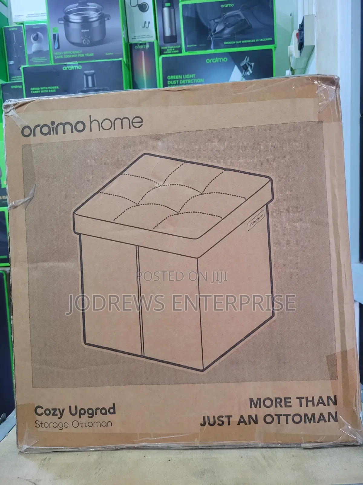 Oraimo Cozy Upgrade Portable and Multifunctional Storage Ottoman