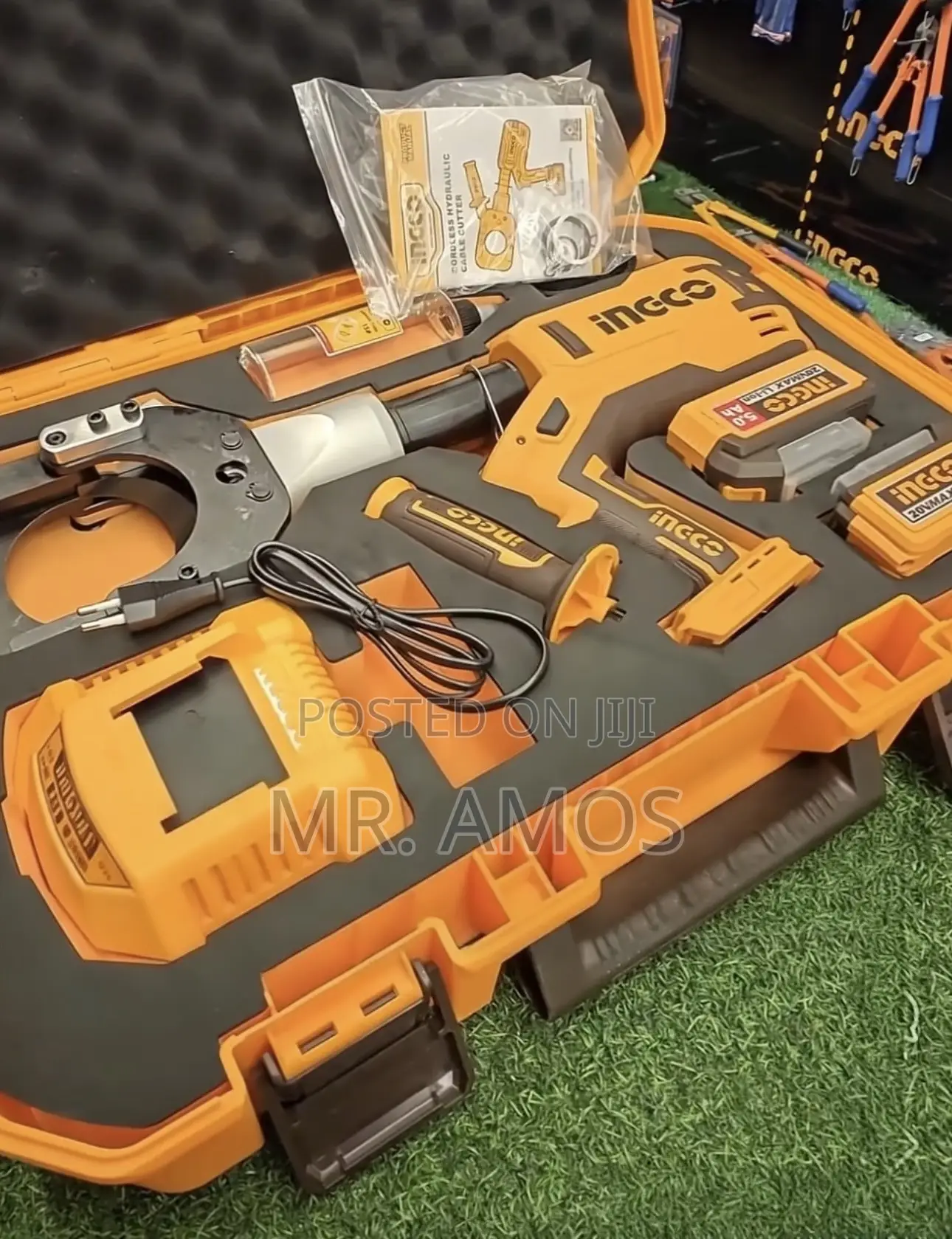 85MM Hydraulic Heavy Cable Cutter With 2x 5.0Ah Batteries - CRCLI2005