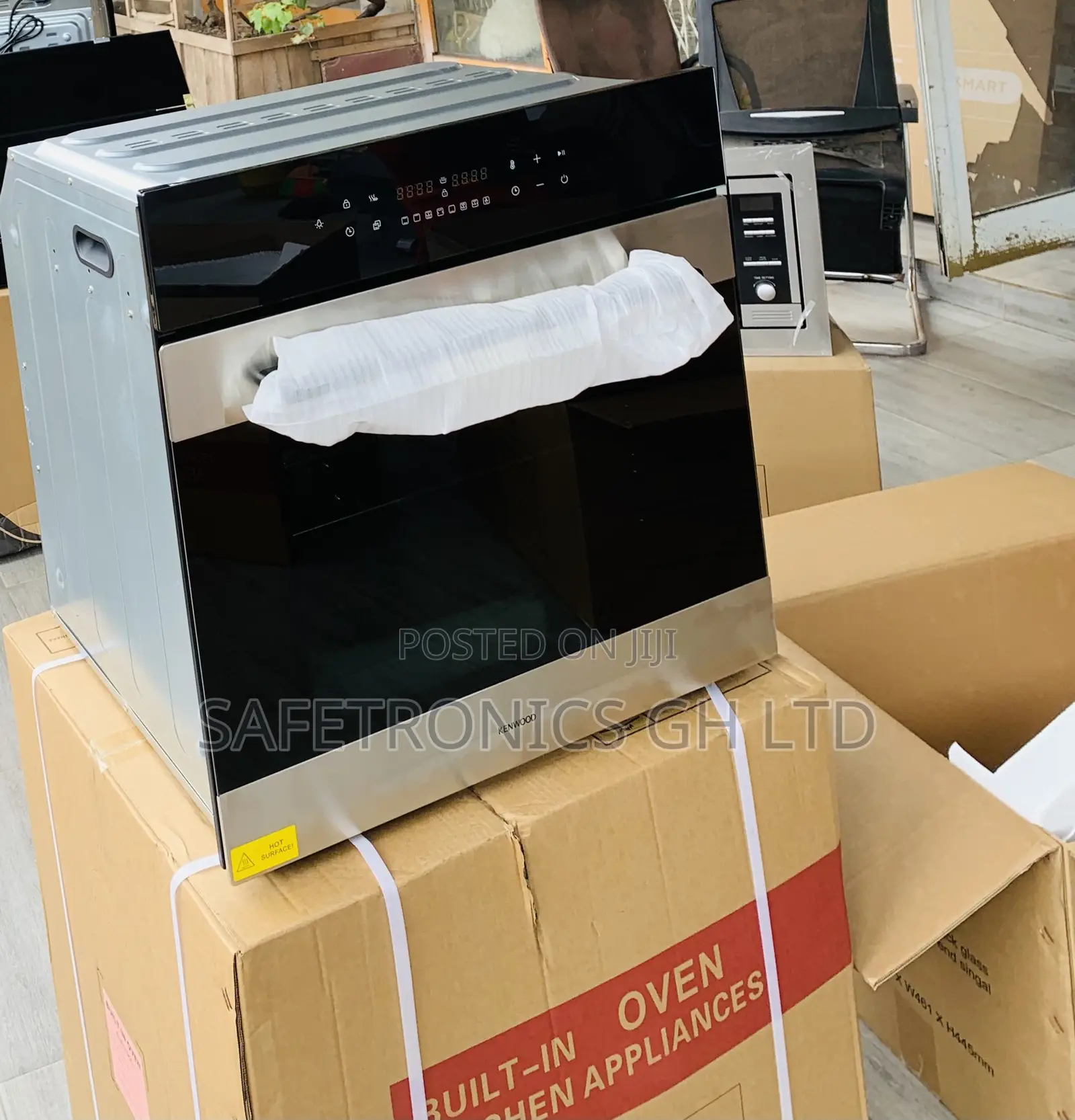 Try Good < Inbuilt Kenwood Black Microwave