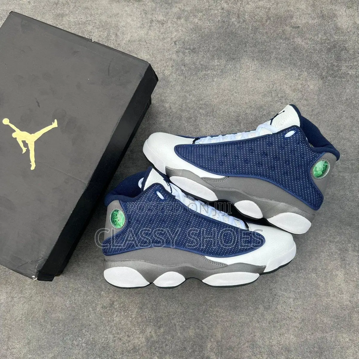 Jordan13 Blue and White