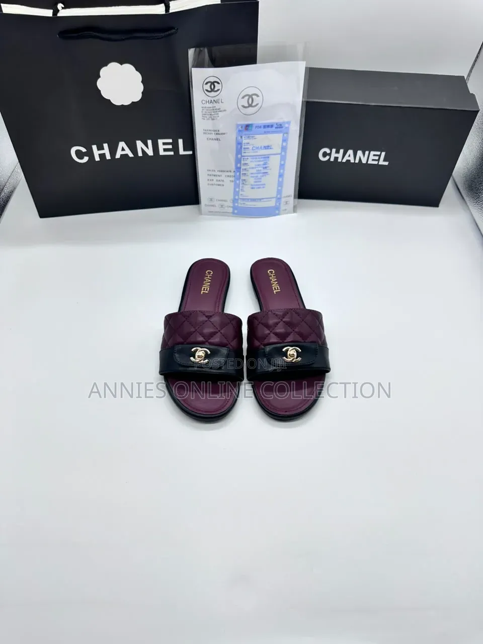 High Quality Designer Slippers in Box