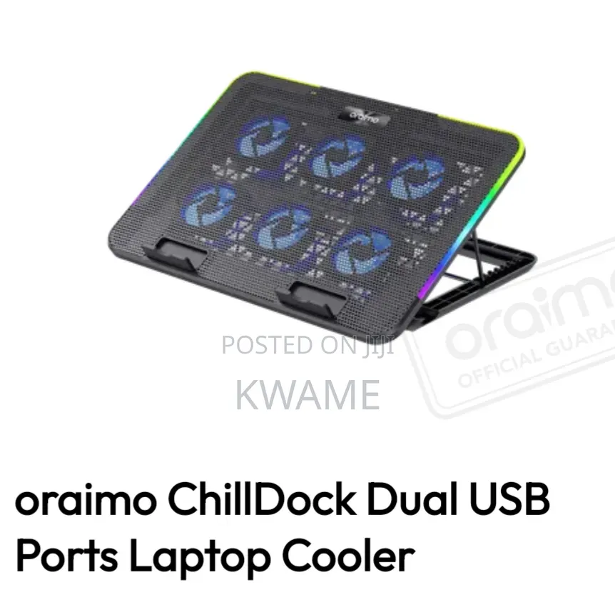 Dual USB Ports Laptop Cooler